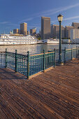 Pier 7, paddle steamer, Financial District, San Francisco, California, USA