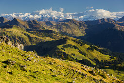 View from Kitzbüheler Horn, Kitzbüheler Alps, Hohe Tauern, Tyrol, Austria