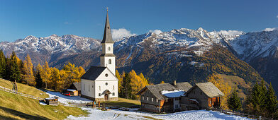 Church Marterle, Rangersdorf, Mölltal, Kreuzeckgruppe, Hohe Tauern, Carinthia, Austria