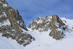 Blick auf Colle d´Enchiausa, Valle Enchiausa, Valle Maira, Cottische Alpen, Piemont, Italien