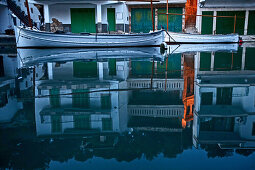 Fishing boats at a small port, Mallorca, Spain