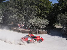 Porsche 911, Forest Rally Stage, Goodwood Festival of Speed 2014, Rennsport, Autorennen, Classic Car, Goodwood, Chichester, Sussex, England, Großbritannien