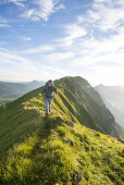 Wanderung mit Biwak auf dem Hardergrat, Brienzer See, Berner Oberland, Schweiz