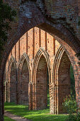 Ruine Kloster Hude, Klosterruine, Backsteingotik, romantisch, ehemaliges Zisterzienserkloster, Niedersachsen, Deutschland