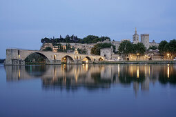 Avignon,  Pont St Benezet, Bridge,  Palais Des Papes,  Bouche du Rhone,  France
