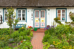 House in Born, Darss, Baltic Sea, Mecklenburg-West Pomerania, Germany