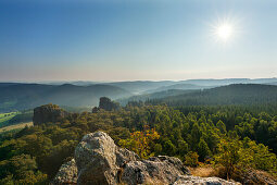 Bruchhauser Steine, Rothaarsteig, Rothaargebirge, Sauerland, Nordrhein-Westfalen, Deutschland