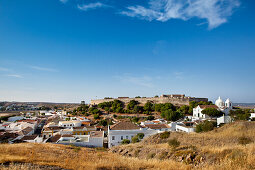 Blick auf Castro Marim, Faro, Algarve, Portugal