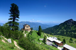 König Ludwigs Schachenhaus im Wettersteingebirge, Oberbayern, Bayern, Deutschland