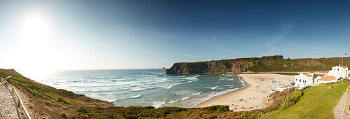 Odeceixe beach along the Vincentine Coast, Costa Vicentina, West coast of the Algarve, Portugal