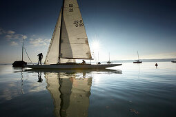 SCHÄRENKREUZER auf dem Starnberger See, Starnberger See, Bayern, Deutschland