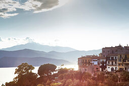 Capoliveri and Monte Capanne, Elba, Tuscany, Italy