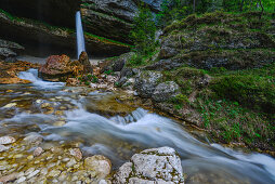 Wasserfall Slap Pericnik, Vrata Tal, Zgornji, Gorenjska, Oberkrain, Triglav Nationalpark, Julische Alpen, Slowenien, Europa