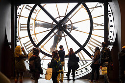 Alte Bahnhofsuhr, Museum d'Orsay, Paris, Frankreich