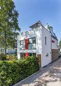 modern sigle-family house in Hamburg, north Germany, Germany