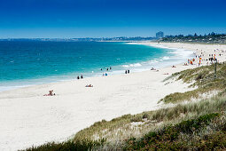 Blick zum Scarbourough Beach in Perth, Perth, Australien