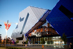 Das neue Entertainment Centre in Perth besticht durch seine gewagte Architektur, Perth, Australien