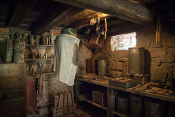 beekeeper workplace at open air museum in Neuhausen ob Eck, Tuttlingen district, Swabian Alb, Baden-Wuerttemberg, Germany