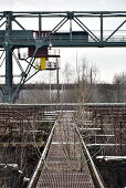 disused blast furnace in an old industrial plant, Duisburg Nord, North Rhine Westphalia, Germany