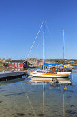 Ankerplatz vor Insel Hönö, Bohuslän, Västra Götalands Län, Schärengarten Göteborg, Südschweden, Schweden, Nordeuropa, Europa