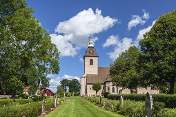 Monastry church of the former monastry Vreta near Berg, close to Linkoeping, oestergoetland, South Sweden, Sweden, Scandinavia, Northern Europe
