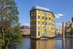 Museum of work next to the Motala Stroem in Norrkoeping, oestergoetland, South Sweden, Sweden, Scandinavia, Northern Europe