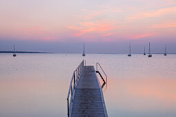 Jetty on the Baltic Sea, Island Ærø, South Funen Archipelago, Danish South Sea Islands, Southern Denmark, Denmark, Scandinavia, Northern Europe