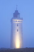 Lighthouse Rubjerg Knude in the dunes of Rubjerg Knude between Lønstrup and Løkke, Northern Jutland, Jutland, Cimbrian Peninsula, Scandinavia, Denmark, Northern Europe