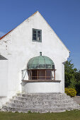 Leuchtturm Stevns Fyr am Stevns Klint, Højerup, Store Heddinge, Halbinsel Stevns, Insel Seeland, Dänemark, Nordeuropa, Europa