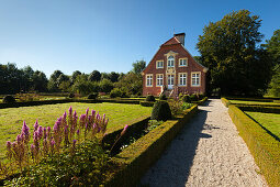 Rueschhaus house and garden near Muenster, Muensterland, North-Rhine Westphalia, Germany