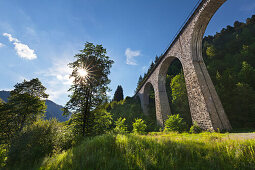Railway viaduct, Ravennaschlucht, Black Forest, Baden-Wuerttemberg, Germany