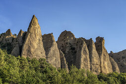 Felsformation Penitents des Mees, Provence, Frankreich