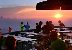 At the Hochries hut over Samerberg, Chiemgau county, Bavaria, Germany