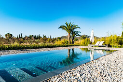 pool of Finca Son Gener near Arta, Mallorca, Balearic Islands, Spain