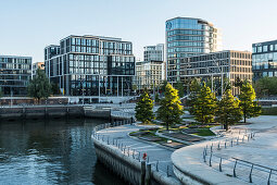 Moderne Gebäude in Hafencity, Hamburg, Norddeutschland, Deutschland