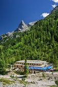 Höllentalangerhütte, Zugspitze, Wetterstein, Oberbayern, Bayern, Deutschland