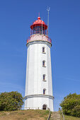 Lighthouse on the Dornbusch, Kloster, Island Hiddensee, Baltic coast, Mecklenburg-Western Pomerania, Northern Germany, Germany, Europa