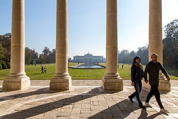 Villa Pisani am Brentakanal, Venezianische Villa, Stra bei Padua, Venetien, Italien