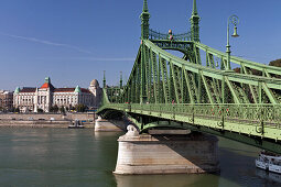 Szabadsag Hid (Liberty Bridge), Budapest, Ungarn