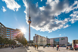 Fernsehturm, Alexanderplatz, Mitte, Berlin, Deutschland