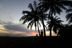 Sonnenaufgang am Strand des Tortuguero Nationalpark, Karibikküste, Costa Rica