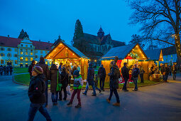 Weihnachtsmarkt, Schloss Salem, Bodenseekreis, Schwaben, Baden-Württemberg, Deutschland