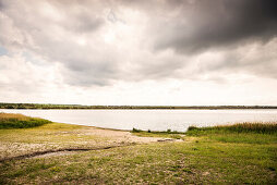 recultivation at Gremming Lake, Ferropolis - City of Iron, Dessau, Saxony-Anhalt, European Route of Industrial Culture