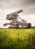 Schaufelradbagger ''Big Wheel'', Ferropolis - Stadt aus Eisen, Dessau, Sachsen-Anhalt, ehemaliger Tagebau Golpa-Nord, Europäische Route der Industriekultur