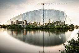 Building of the European Parliament, Strasbourg, Alsace, France