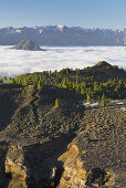 Parque Natural Cumbre Vieja, in the background the Caldera de Taburiente, La Palma Island, Canary Islands, Spain