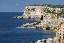 Steilküste bei Llombards, Mallorca, Balearen, Spanien