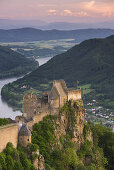 Castle ruins Aggstein, Danube, Wachau, Mostviertel, Lower Austria, Austria
