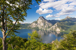 Traunsee, Traunstein, Traunkirchen, Blick von der Geißwand, Oberösterreich, Österreich, Europa