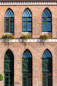 City Hall of Parchim, bricks, Mecklenburg lakes, Parchim, Mecklenburg-West Pomerania, Germany, Europe